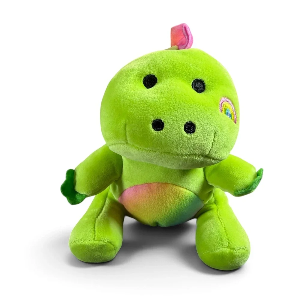 Moriah Elizabeth Pickle the Dinosaur Plush Green Rainbow Mane Collectible Toy